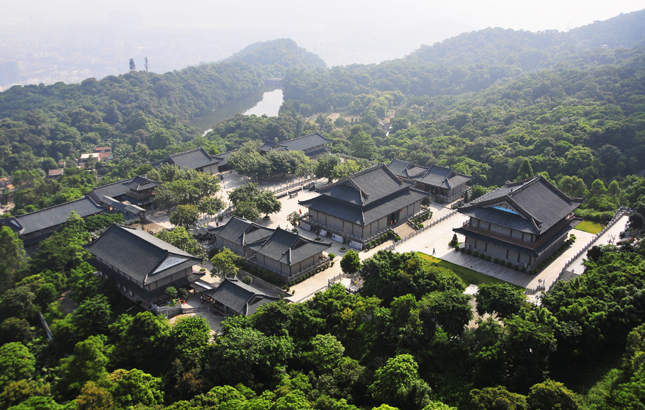 航拍西樵山_图片频道_新华网