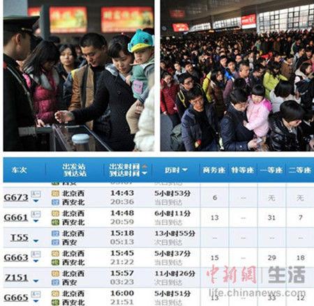 2015年春运今迎最高峰 北上广热门线路仍有余票