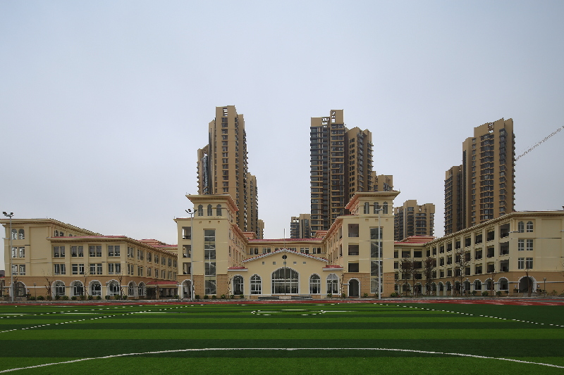 横琴新区第一小学校园景色