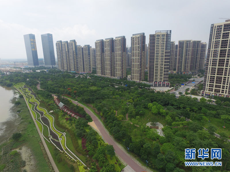 新华网无人机航拍佛山:一座工业城市的生态文