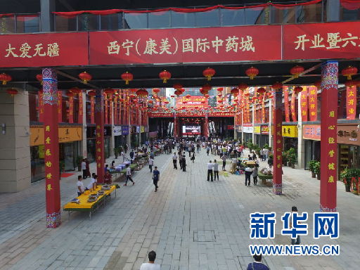一带一路 产业富民 西宁(康美)国际中药城盛大