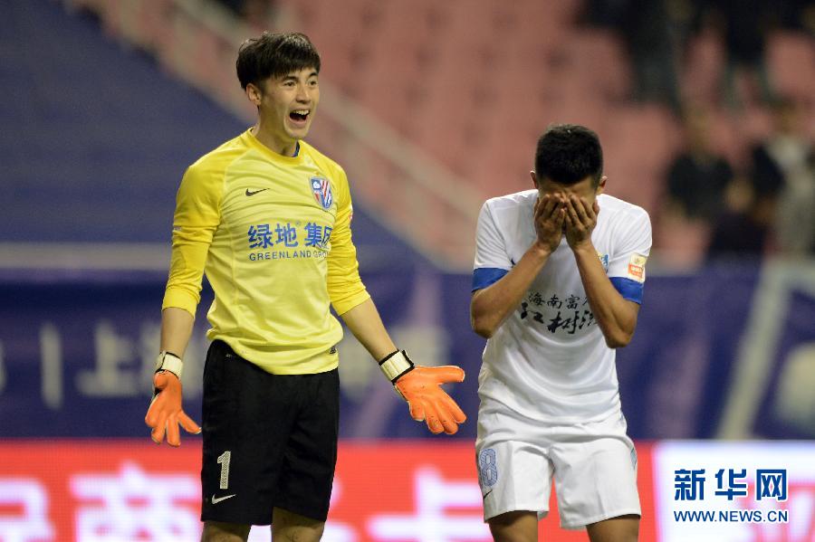 中超:上海绿地申花战平广州富力_图片频道_新