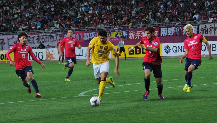 足球--亚冠:广州恒大客场胜大阪樱花