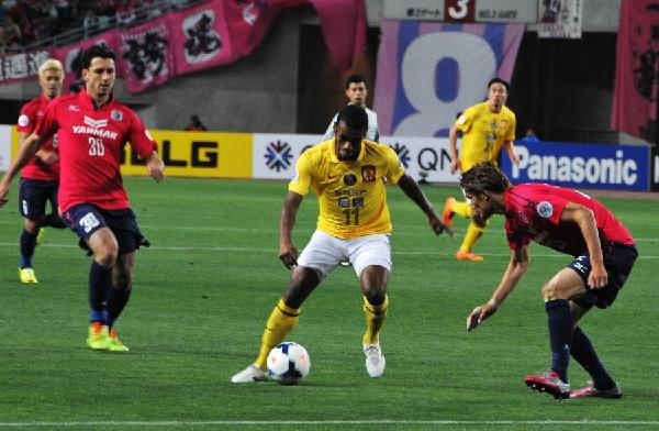 足球--亚冠:广州恒大客场胜大阪樱花