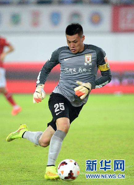 中超:广州恒大对阵山东鲁能