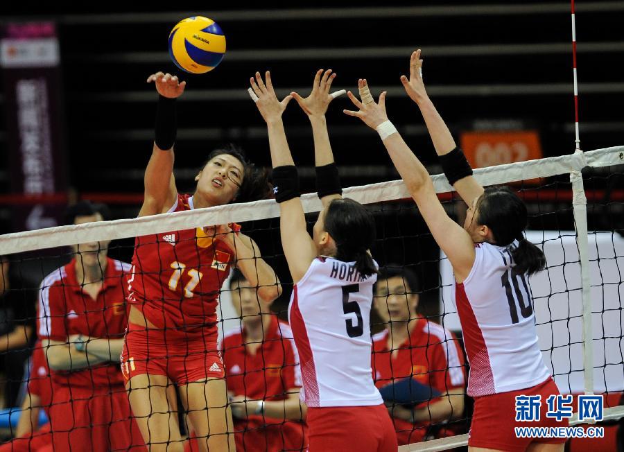 女排亚洲杯:中国战胜日本晋级决赛