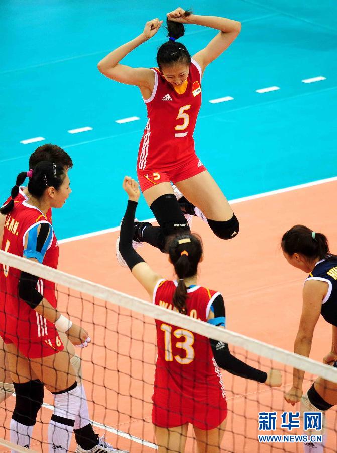 中国队夺得女排亚洲杯冠军