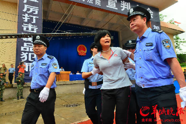汕尾陆丰公审大会 