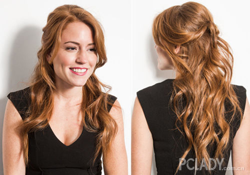 维密天使性感法宝 波浪卷发必不可少 - 新华网