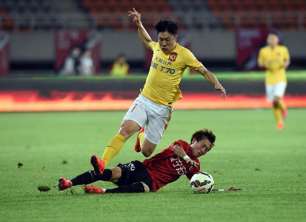 中超:广州恒大淘宝胜辽宁宏运