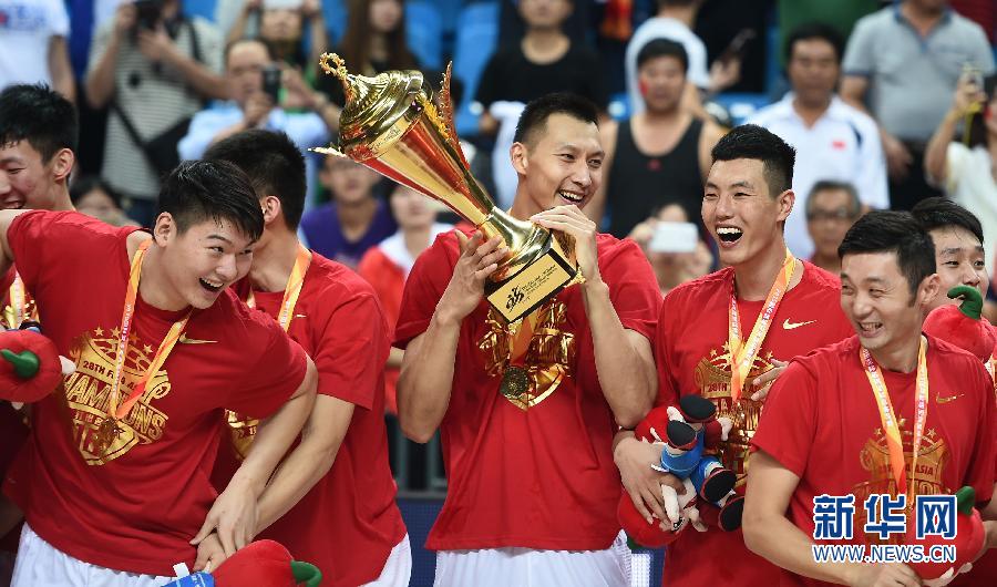 (体育)(36)篮球--男篮亚锦赛:中国队夺得冠军