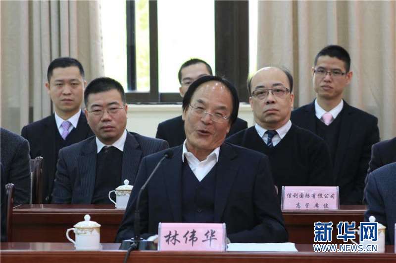信利国际有限公司总裁林伟华致辞.
