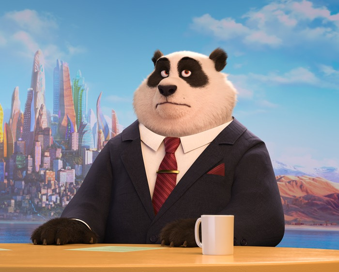《疯狂动物城》主播有N个 熊猫是中国特供