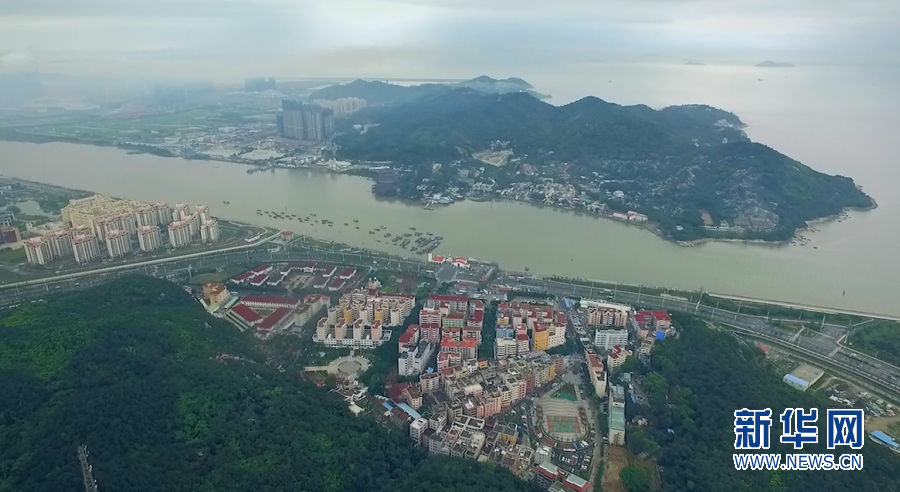 广东自贸区一周年:新华网无人机航拍珠海横琴
