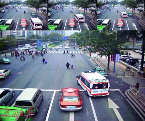 避让消防车 广州公安官微发起寻找最美司机