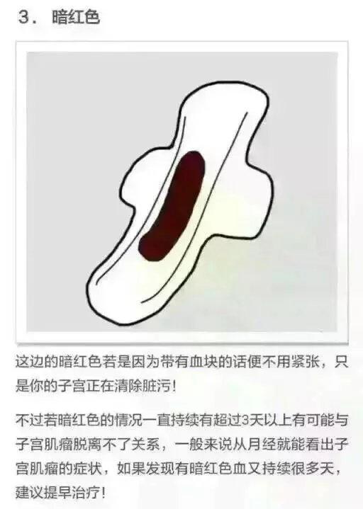经血颜色分几种 告诉你身体哪里出了问题