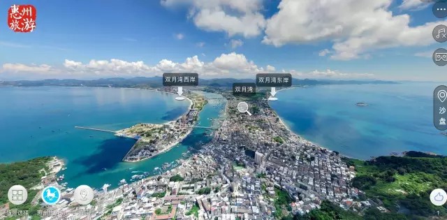 你绝对没见过的美景:720度全景看惠州黄金海岸 - 新华网广东频道