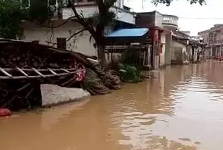 广东暴雨汛情:肇庆一村庄遭洪水突袭 54人获救
