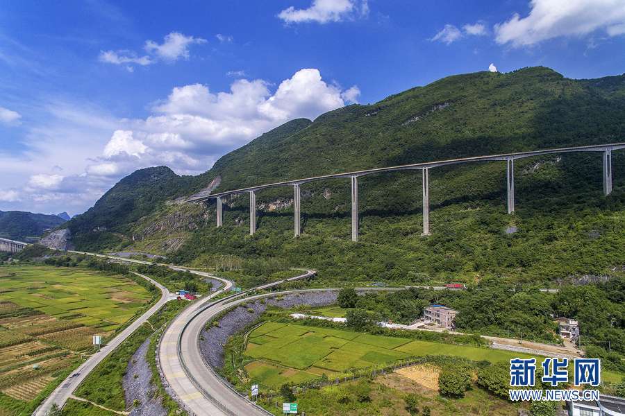 航拍 华南第一高架桥