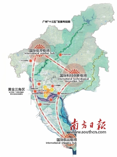广州又有大动作:南沙将成副中心 高铁开进机场