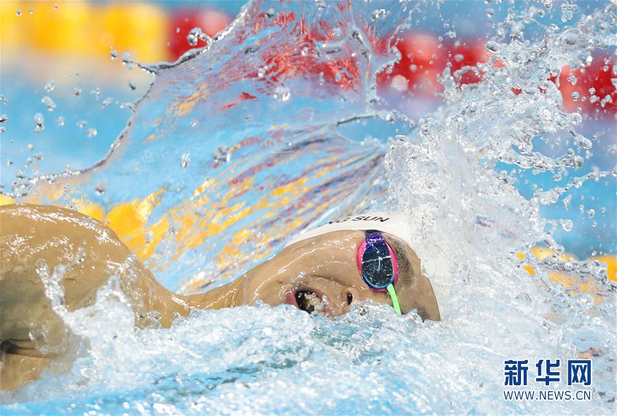 孙杨晋级男子200米自由泳决赛