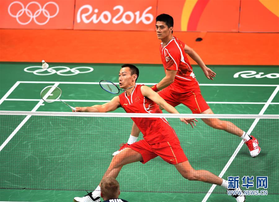 (里约奥运会)(4)羽毛球--男双:傅海峰\/张楠晋级决