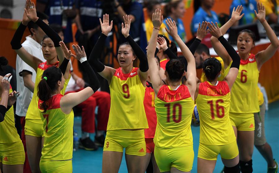 中国女排决赛再战阵塞尔维亚队