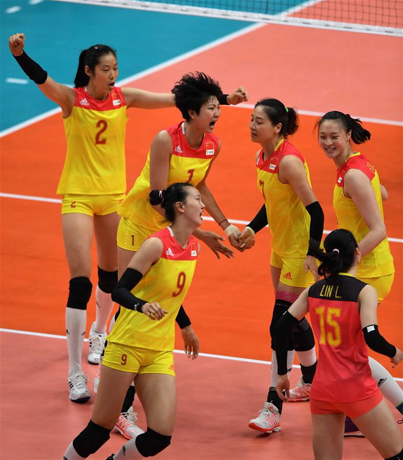 中国女排决赛再战阵塞尔维亚队