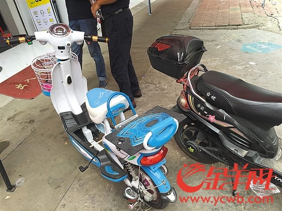 深圳 电动车一条街 乱象:把旧电动车喷漆当新车