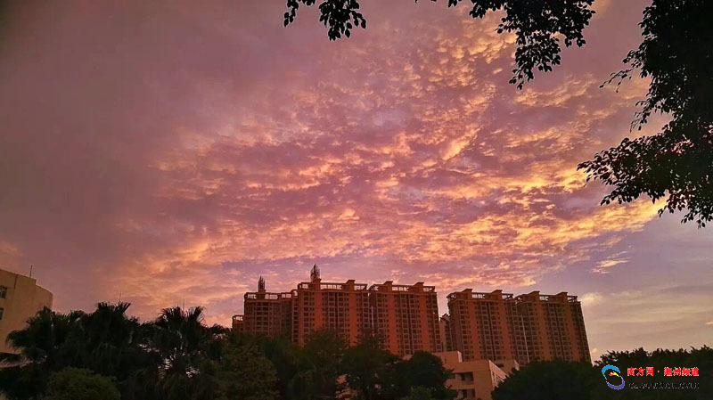 台风鲇鱼来临前 潮州的天变成这样!