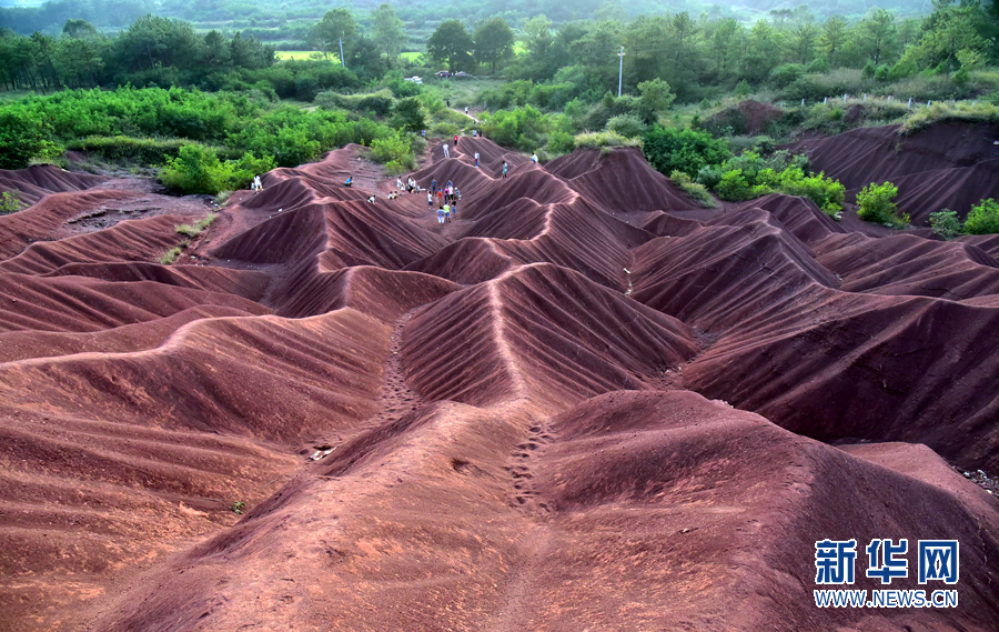 广东南雄红砂岭 沙漠景观美如画