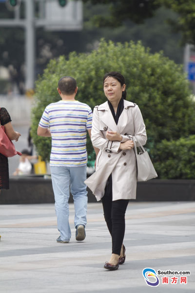 广州今日清晨迎来一场降雨气温最低降至21℃