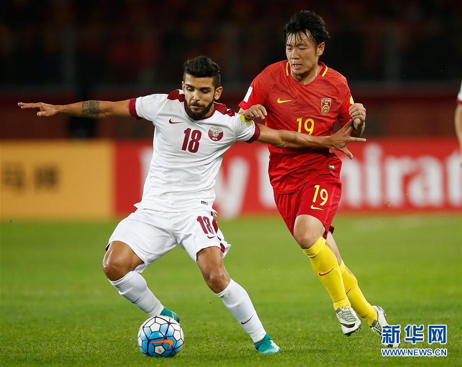 组图:世预赛中国队迎战卡塔尔队 0:0憾平