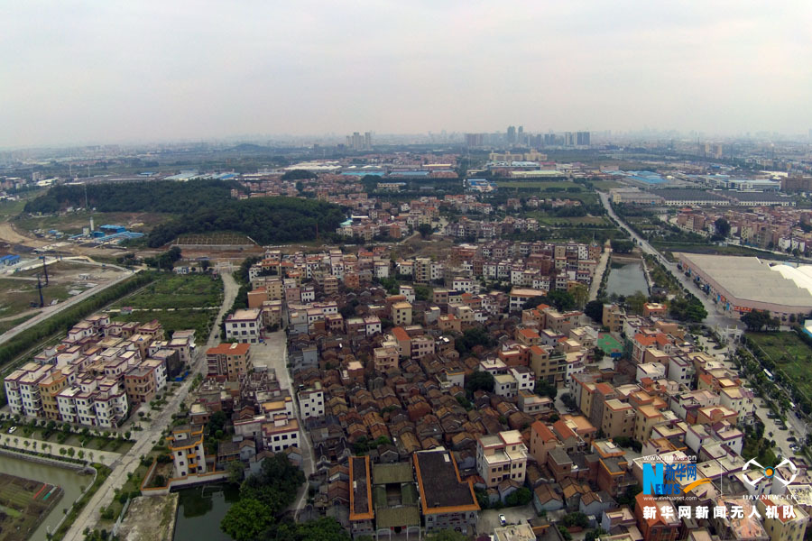 级工业园处处开花 航拍中国十佳小康村佛山紫