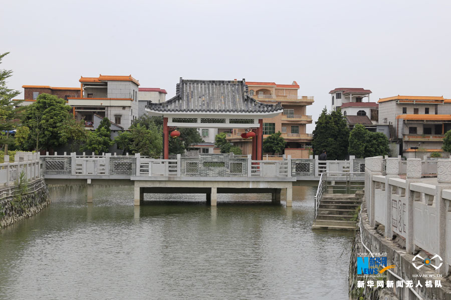 中国十佳小康村 航拍禅城紫南村村级工业园