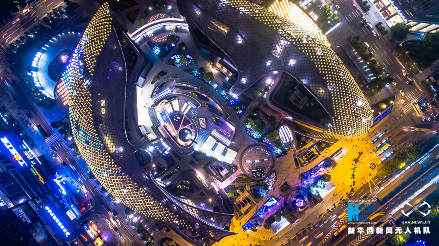 听,建筑在诉说|航拍广州新地标天环广场 “双鱼戏水”_广东百姓生活新闻网_百姓新闻_服务百姓 关注民生