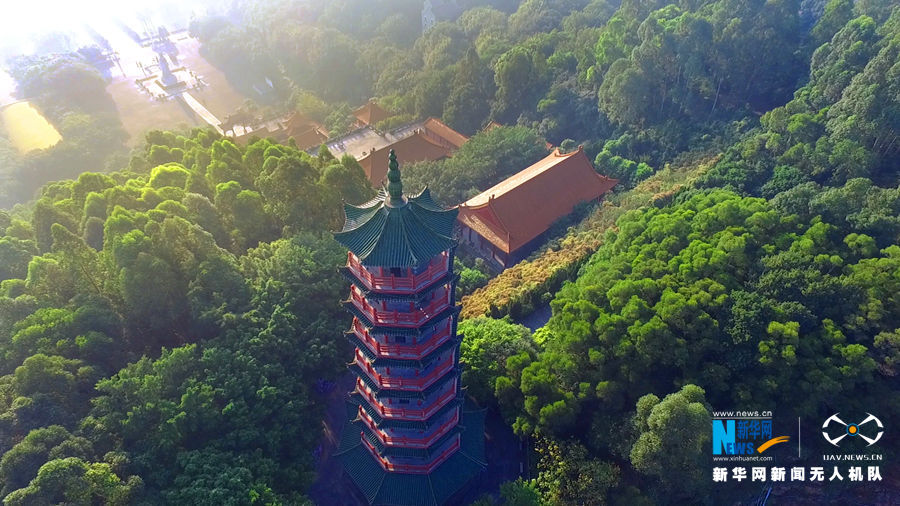 航拍南沙天后宫 感受神秘的妈祖文化