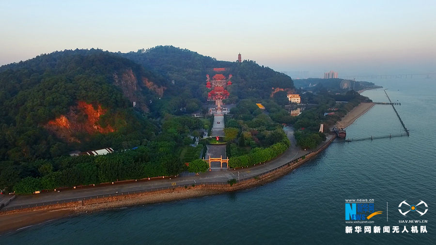 航拍南沙天后宫 感受神秘的妈祖文化