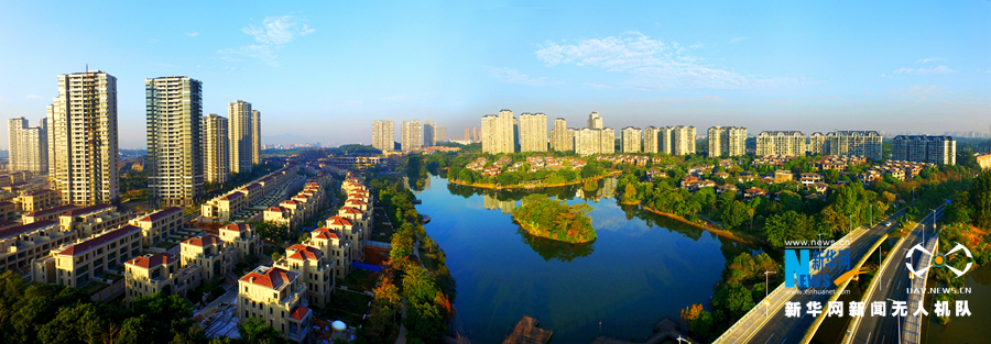 【飞阅中国】航拍东莞松山湖 科技共山水一色