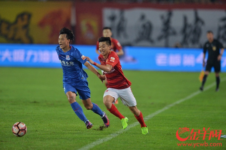 中超第8轮广州恒大主场3比2险胜上海申花