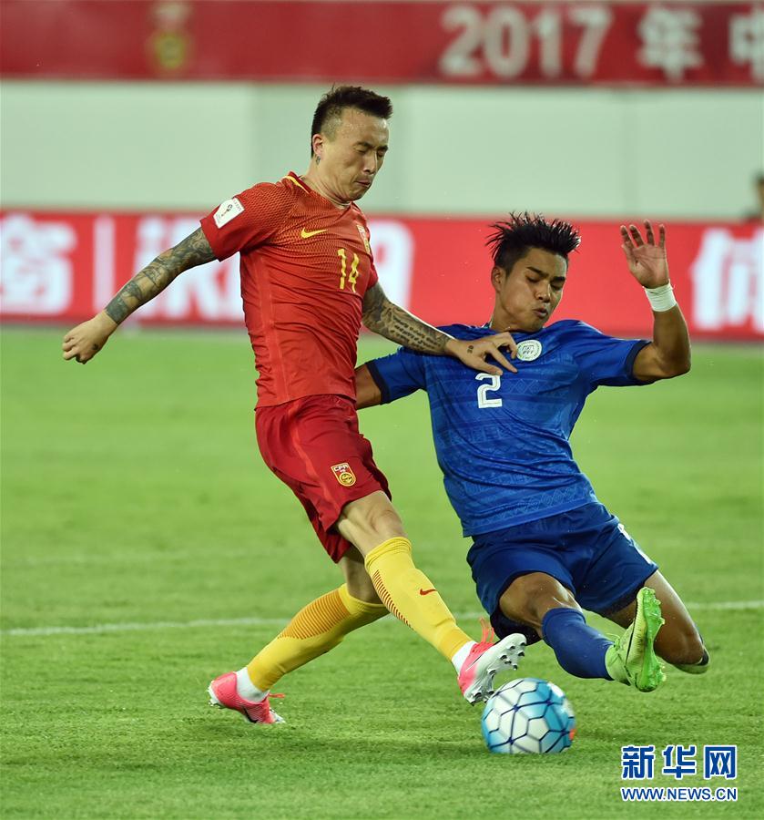 2017年中国足协中国之队国际足球赛:中国胜菲律宾