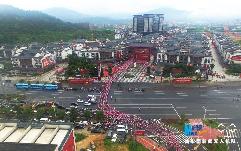 健康同行 航拍康美杯普宁市万人万米健步行