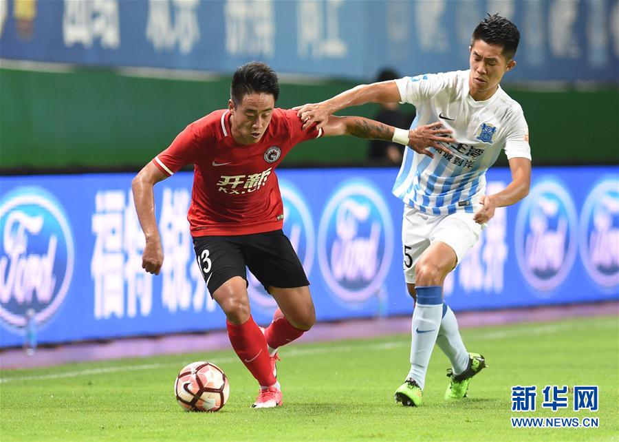 (体育)(8)足球--中超:广州富力胜辽宁沈阳开新