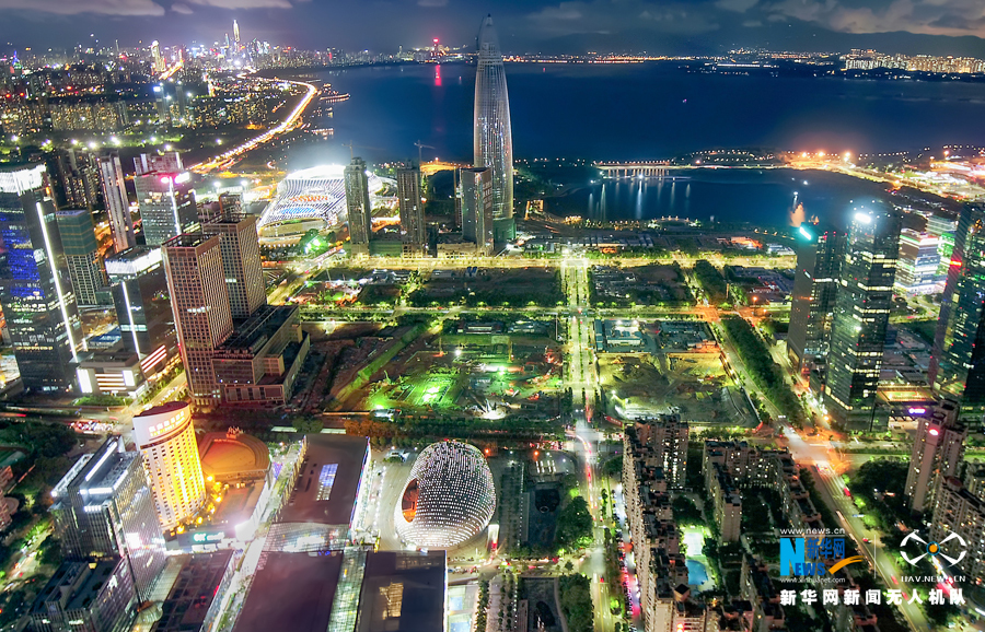 听,建筑在诉说|航拍深圳水滴建筑 艺术与时尚