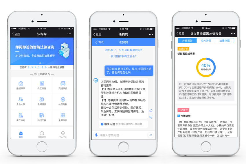 法狗狗科技:科技让人们享受智能法律服务