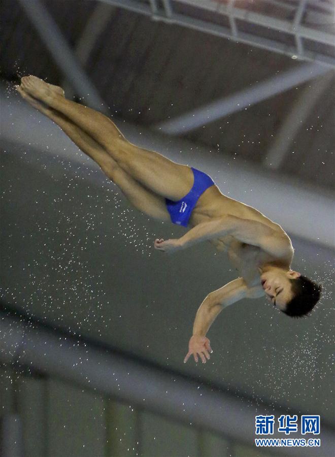 2018全国跳水冠军赛:男子个人全能赛况