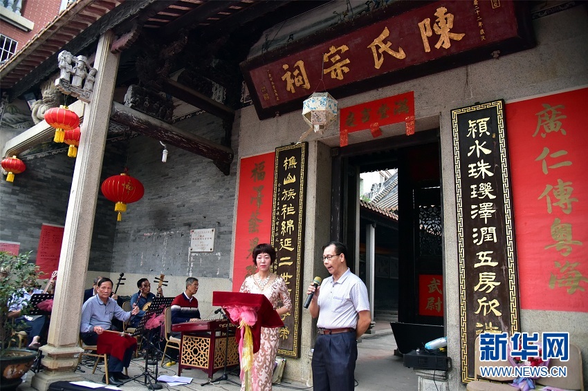 秀旗袍、唱粤曲、刺粤绣 佛山南庄这个水乡分