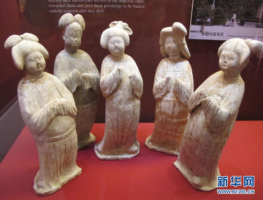 唐朝女性发式首次在乾陵集中展示_图片频道_
