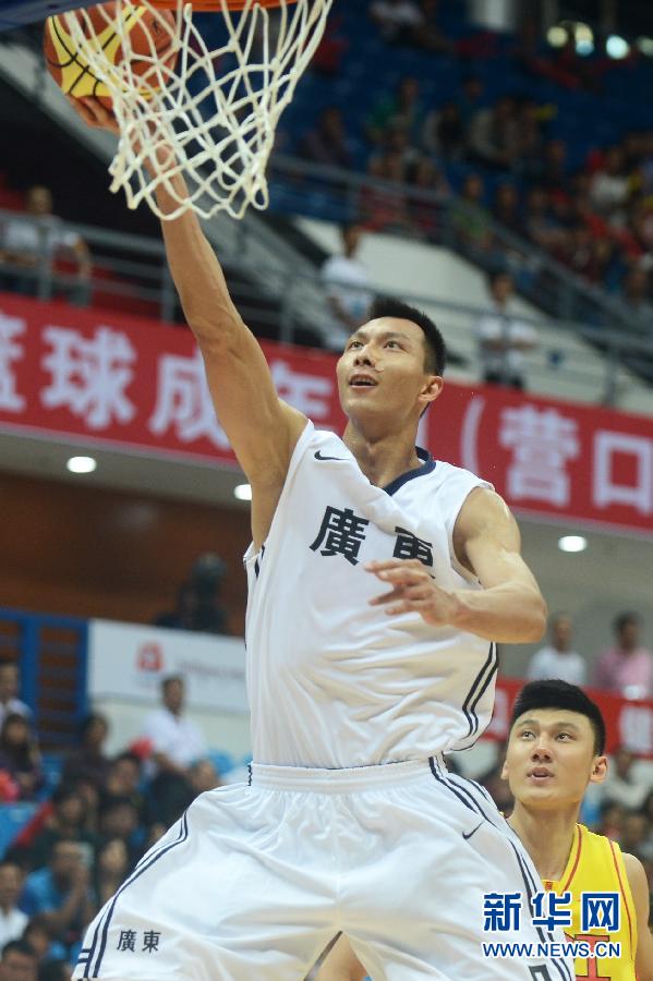 全运会篮球男子成年组小组赛:广东胜浙江