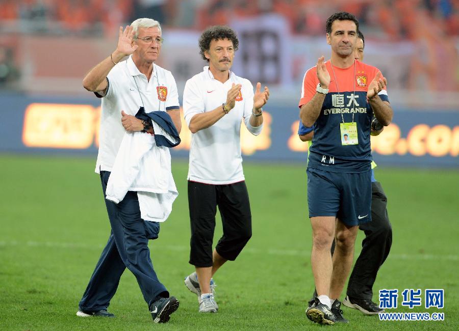 足球--中超:广州恒大提前夺冠